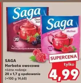 Kaufland Herbata owocowa malina Saga oferta