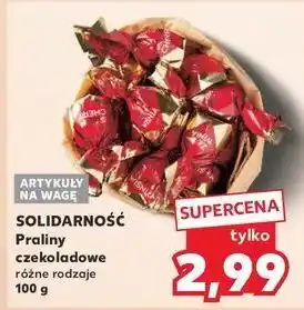 Kaufland Praliny czekoladowe Solidarność oferta