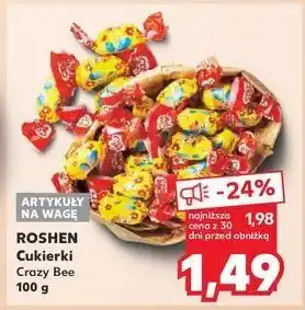 Kaufland Galaretki crazy bee frutty Roshen oferta