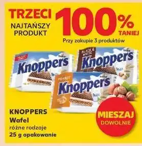 Kaufland Wafelek peanut Knoppers oferta