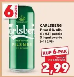 Kaufland Piwo Carlsberg Export Premium Pilsner oferta