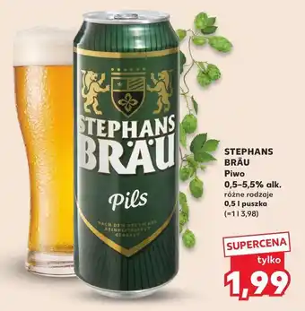 Kaufland Piwo Stephans Brau Pils oferta