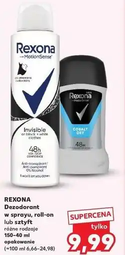 Kaufland Antyperspirant Rexona Men Cobalt Dry oferta