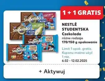 Kaufland Czekolada gorzka z bakaliami Orion Studentska oferta