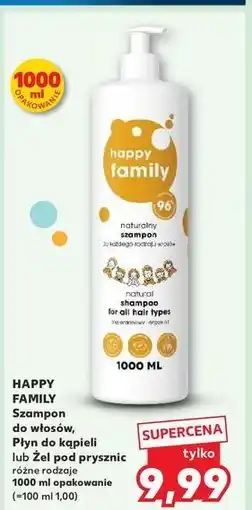 Kaufland Żel pod prysznic nawilżający 4Organic Happy Family oferta