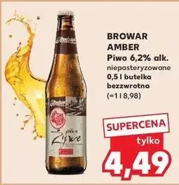 Kaufland Piwo Amber Żywe oferta