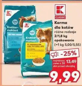 Kaufland Karma dla kota z drobiem K-Classic oferta