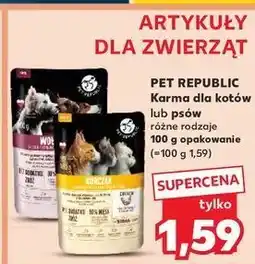 Kaufland Karma dla kota kurczak Pet Republic oferta