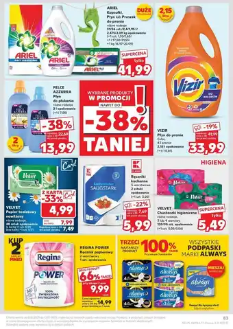 Kaufland Kapsułki do prania color Ariel All In 1 oferta