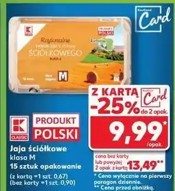 Kaufland Jaja ściółkowe m K-Classic oferta