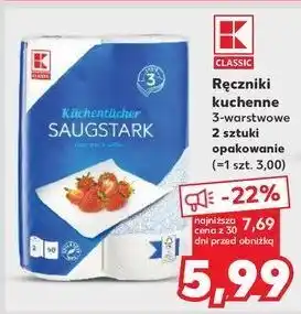 Kaufland Ręcznik papierowy K-Classic oferta