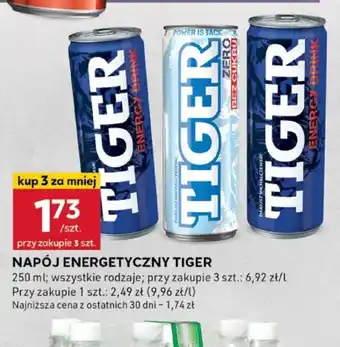 Stokrotka Optima Napój energetyczny Tiger oferta