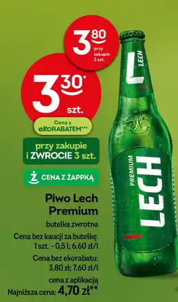 Żabka Piwo Lech Premium oferta