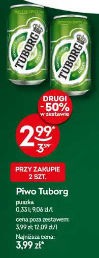 Żabka Piwo Tuborg oferta