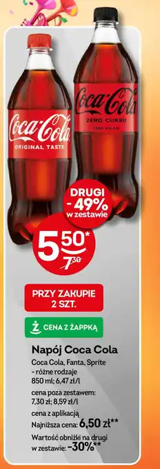 Żabka Napój Coca Cola oferta