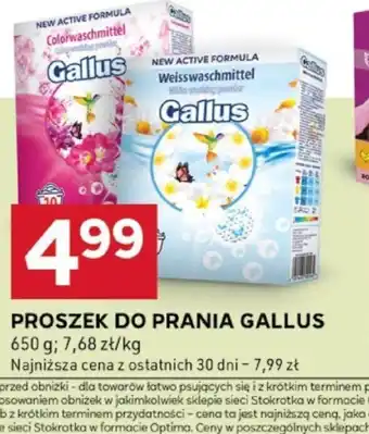 Stokrotka Optima Proszek do prania Gallus oferta