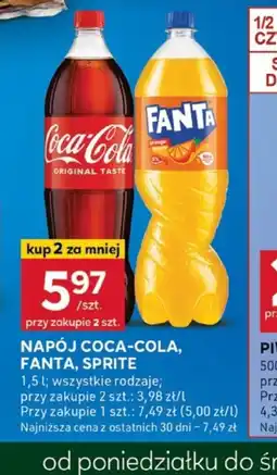 Stokrotka Optima Napój Coca-Cola, Fanta, Sprite oferta