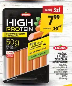 Arhelan Parówki z filetem z kurczaka Duda High Protein oferta