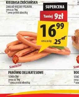 Arhelan Kiełbasa Zasięgiem Parówki Delikatesowe oferta