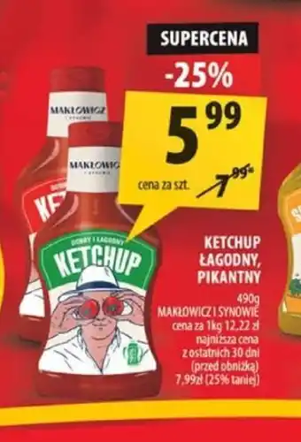 Arhelan Ketchup łagodny, pikantny oferta