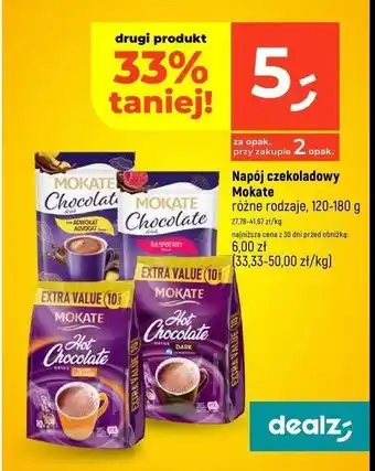 Dealz Napój czekoladowy salted caramel Mokate hot chocolate drink oferta