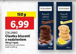 Lidl Ciastka z nadzieniem z nadzieniem cytrynowym Italiamo oferta