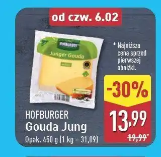 ALDI Ser gouda Hofburger oferta