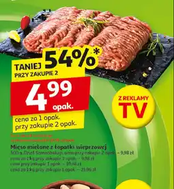 Auchan Mięso mielone z łopatki wieprzowej oferta