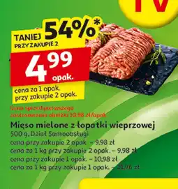 Auchan Mięso mielone z łopatki oferta