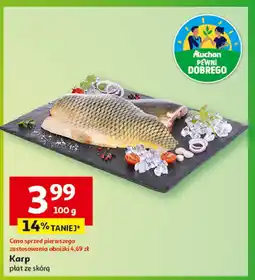 Auchan Karp płat ze skórą Auchan pewni dobrego oferta