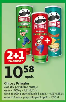 Auchan Chipsy śmietana-cebula Pringles oferta