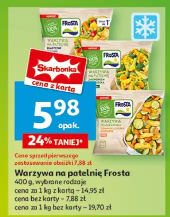 Auchan Warzywa na patelnię z bazylią i oregano Frosta oferta