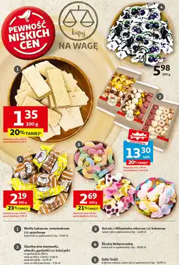 Auchan Ciastka snieżynki oferta