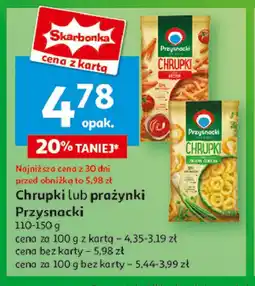 Auchan Chrupki zielona cebulka Przysnacki oferta