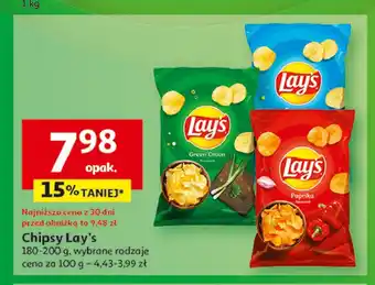 Auchan Chipsy paprykowe Lay's oferta