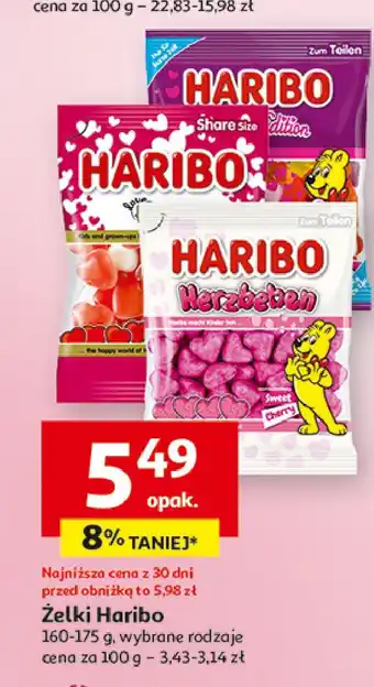 Auchan Żelki Haribo love edition oferta