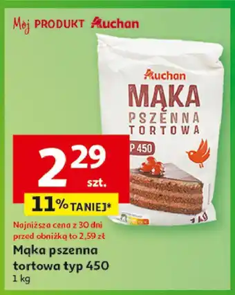 Auchan Mąka pszenna tortowa Auchan oferta