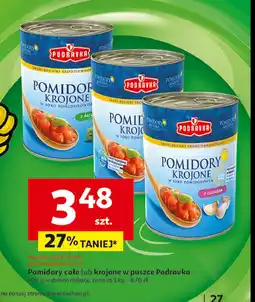 Auchan Pomidory krojone Podravka oferta