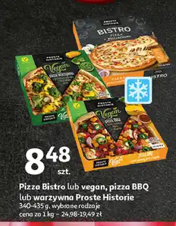 Auchan Pizza bbq z sosem barbecue dynią i jalapeno Iglotex proste historie vegan oferta