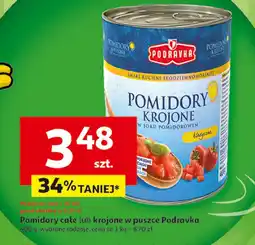 Auchan Pomidory całe bez skórki Podravka oferta