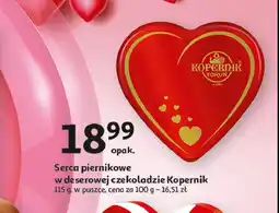 Auchan Piernikowe serce w czekoladzie Kopernik oferta