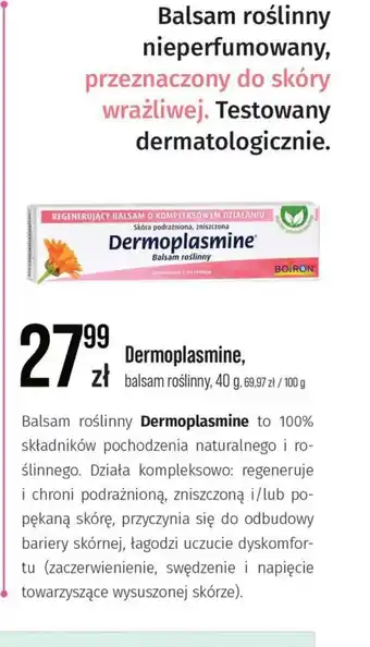 Apteka Cosmedica Dermoplasmine Balsam roślinny oferta