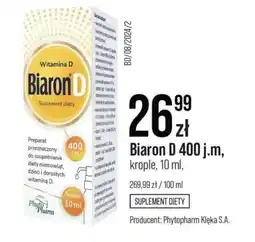 Apteka Cosmedica Biarón D 400 j.m. oferta