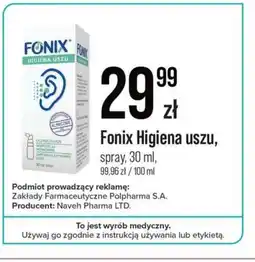 Apteka Cosmedica Fonix Higiena Uszu oferta