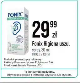 Apteka Cosmedica Fonix Higiena Uszu oferta