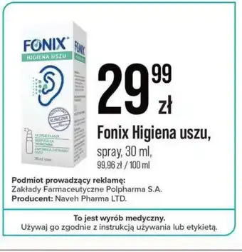 Apteka Cosmedica Fonix Higiena Uszu oferta