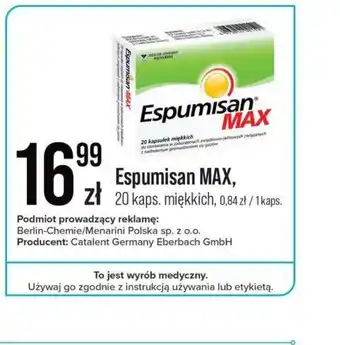 Apteka Cosmedica Espumisan MAX oferta