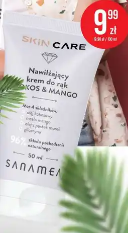 Apteka Cosmedica Sanamel Skin Care Nawilżający krem do rąk Kokos & Mango oferta