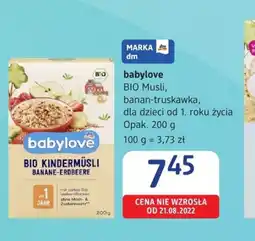 dm drogerie markt Babylove BIO Kindermüsl oferta