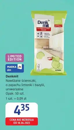 dm drogerie markt Denkmit Nawilżane ściereczki oferta